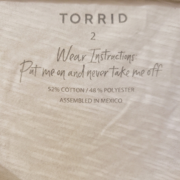 Torrid Black And White Basketball 3/4 Sleeves Can’t Sink Pink Tee Size 2X - Picture 4 of 6